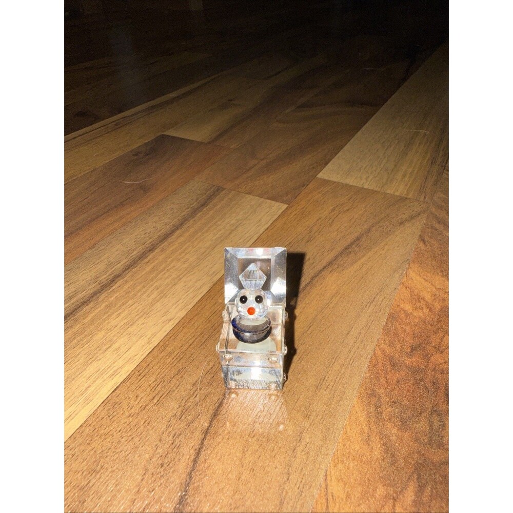 100% Crystal 80s Collectible Jack In The Box Rare And Precious Stones
